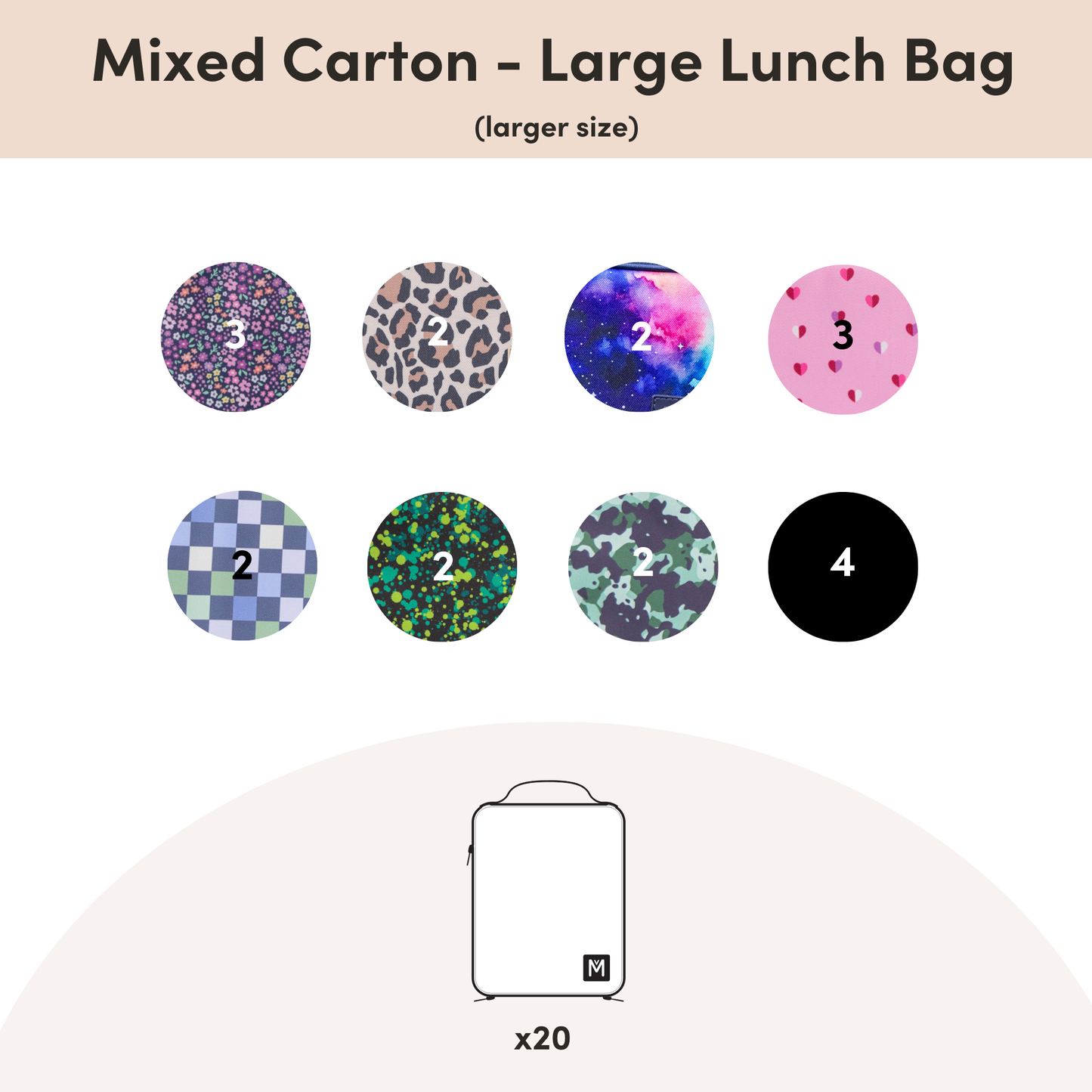 MontiiCo Mixed Cartons - Bags