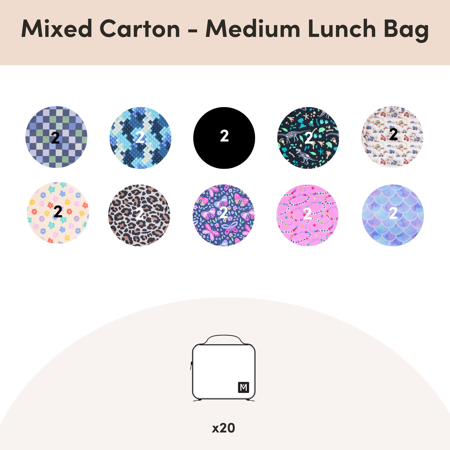 MontiiCo Mixed Cartons - Bags