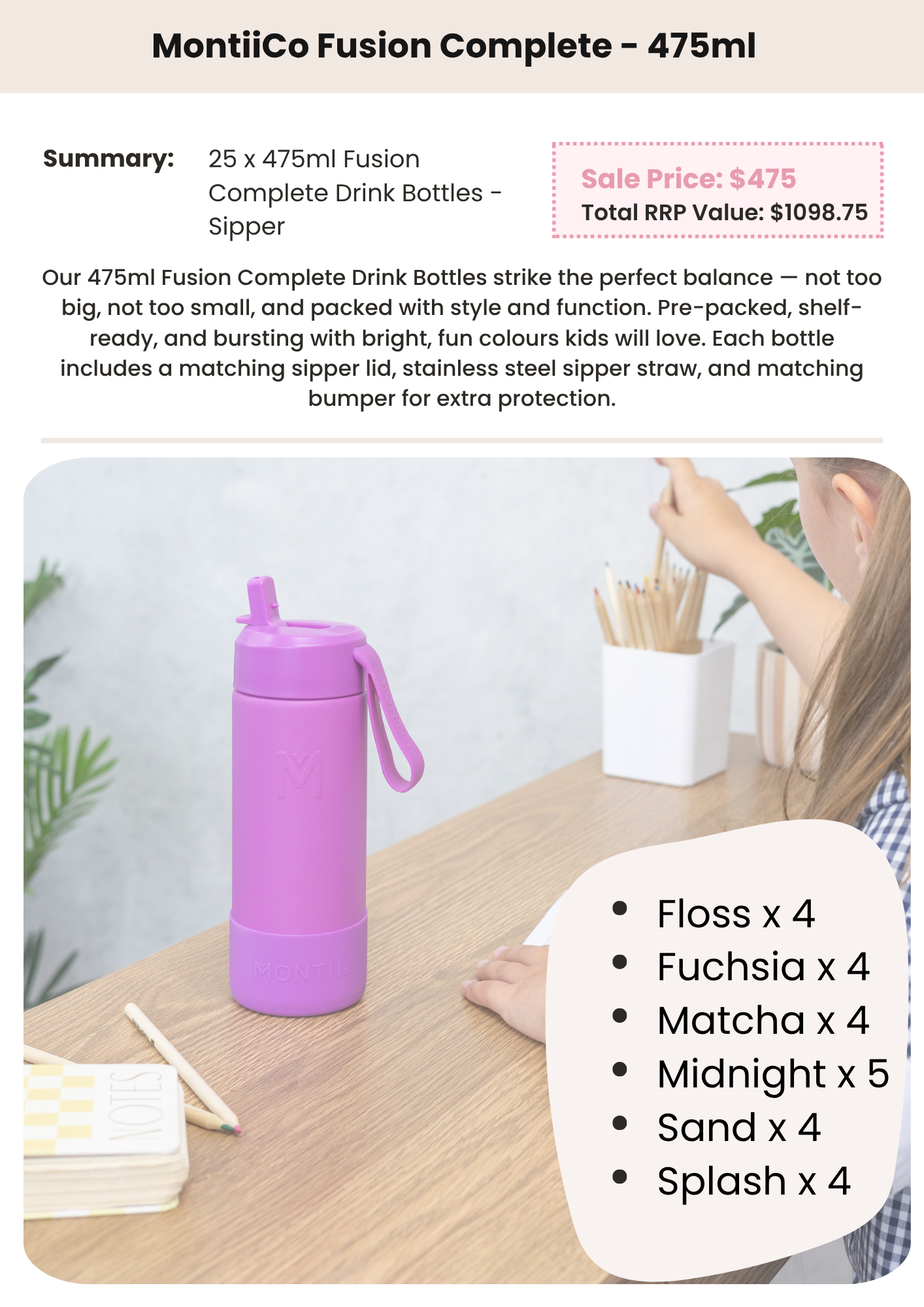 Fusion Complete Launch Bundle - 475ml