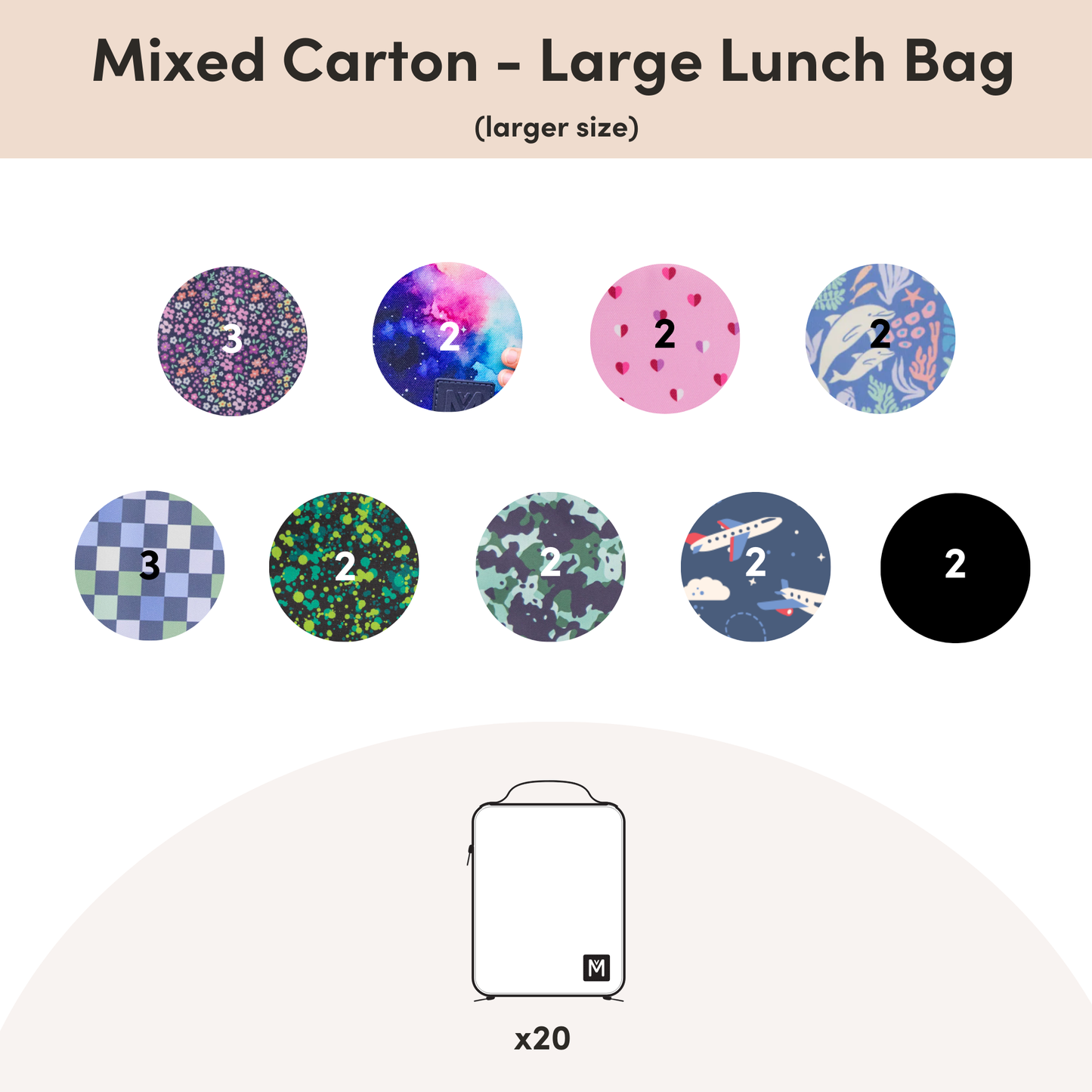 MontiiCo Mixed Cartons - Bags