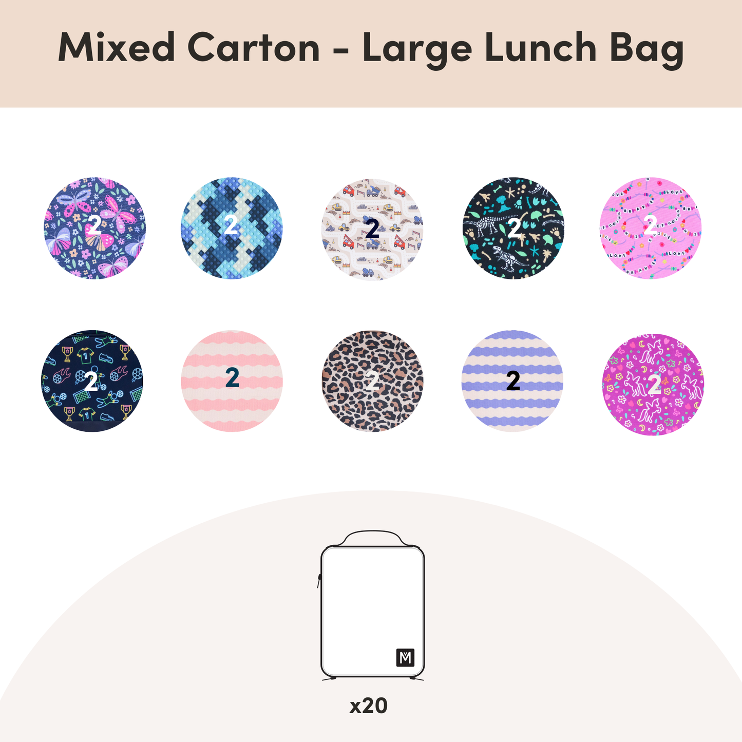 MontiiCo Mixed Cartons - Bags