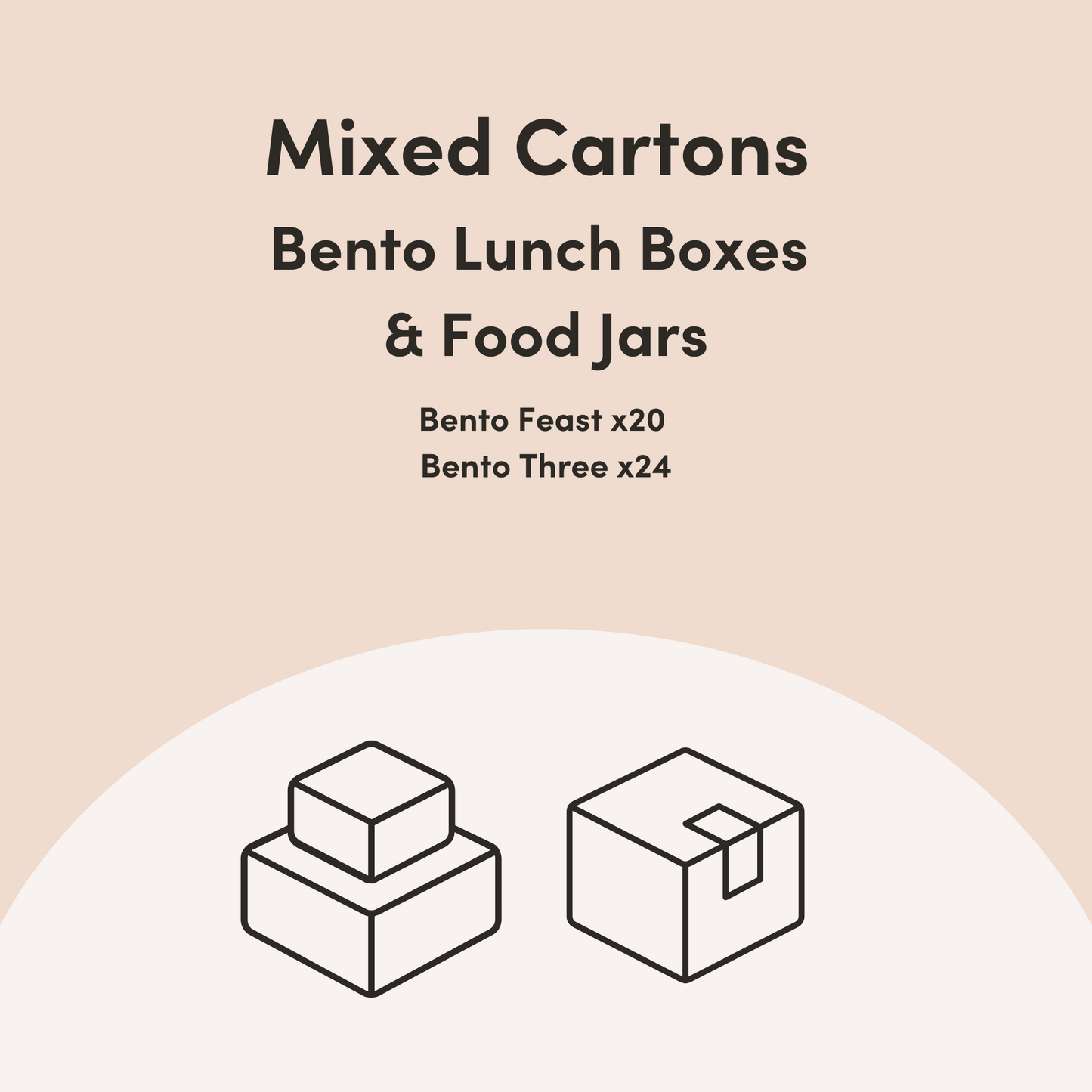 MontiiCo Mixed Cartons - Bento Boxes & Food Jars